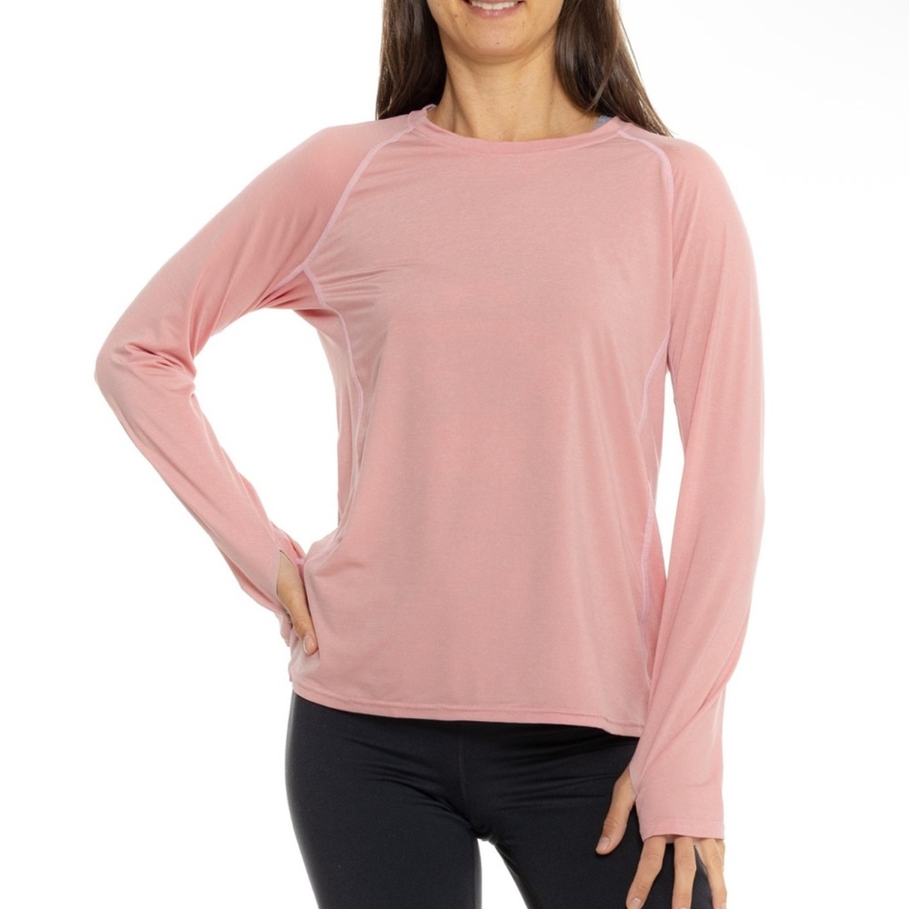 NRS Silkweight Shirt Women’s XL light Coral UPF 50+ Long Sleeve …